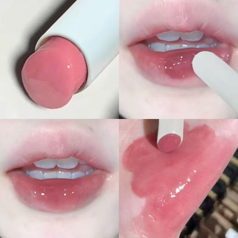 Увлажняющая помада Pure Desire - Нежный розовый нюд 'Раннее утро' с зеркальным блеском, Стойкая