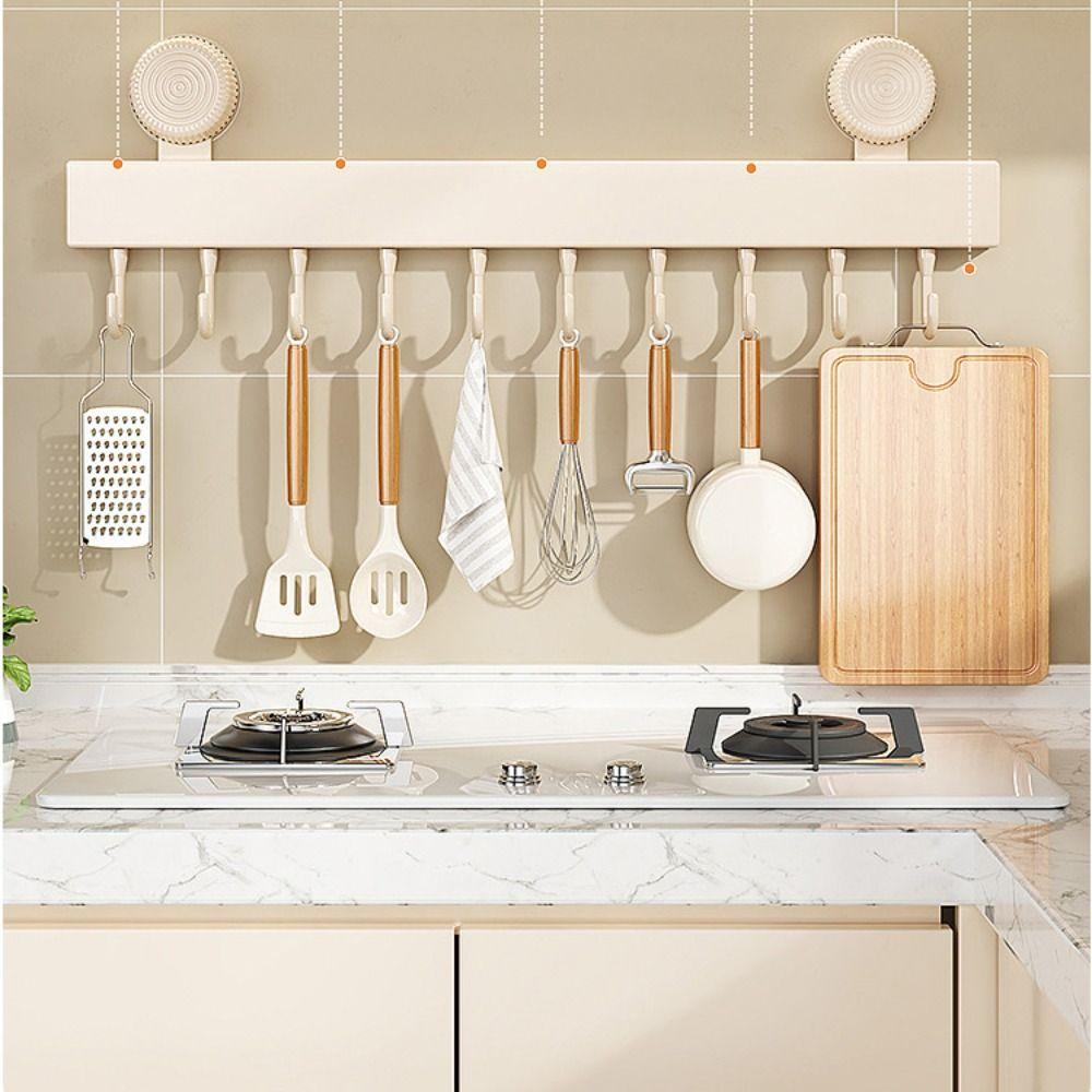 Detachable Kitchen Storage Rack Wall-mounted Bathroom Rack Utensils Holder Household