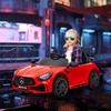 Electric Kids' Car, Mercedes, 3-5 km/h, Remote Control, Light & Music, Red