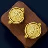 Brass Chinese Style Lucky Pendant Copper Car Key Ring Auspicious Zodiac Cornucopia Key Chain  Men