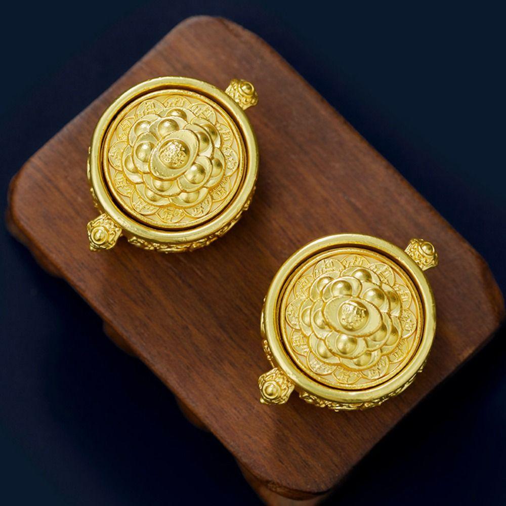 Brass Chinese Style Lucky Pendant Copper Car Key Ring Auspicious Zodiac Cornucopia Key Chain Men