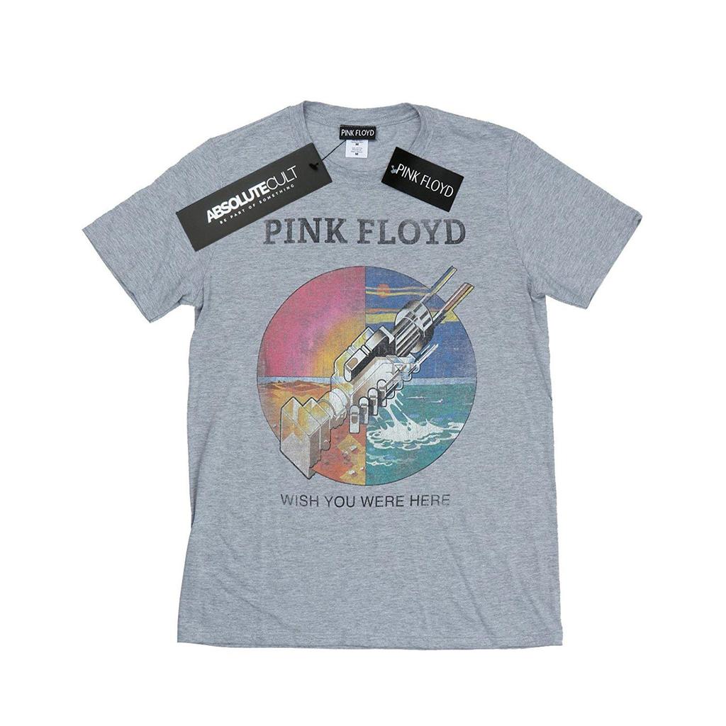 Pink Floyd Хлопковая футболка для бойфренда Girls Wish You Were Here