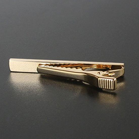 Kamakura Cufflinks Workshop August Birthstone Gold Peridot Tie Clip (Tie Bar)