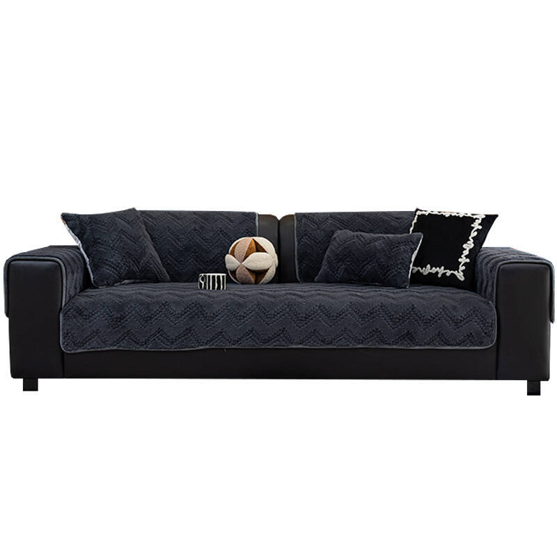 Подушка для дивана из хлопка Шу, специальная для осени и зимы, утолщенная подушка для сиденья, плюшевый чехол-накидка для дивана с противоскользящим покрытием и грязеотталкивающими свойствами