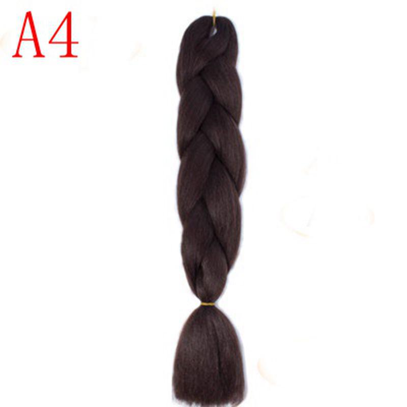 Ombre Hair Jumbo Braids Волосы Синтетические наращивания волос для женщин Розовый Красный Синий 102 Доступных цвета