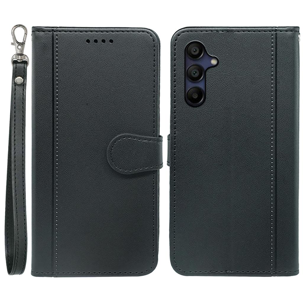 For Samsung Galaxy A36 5G/A56 5G Wallet Case Magnetic Snap Leather Phone Cover with Strap