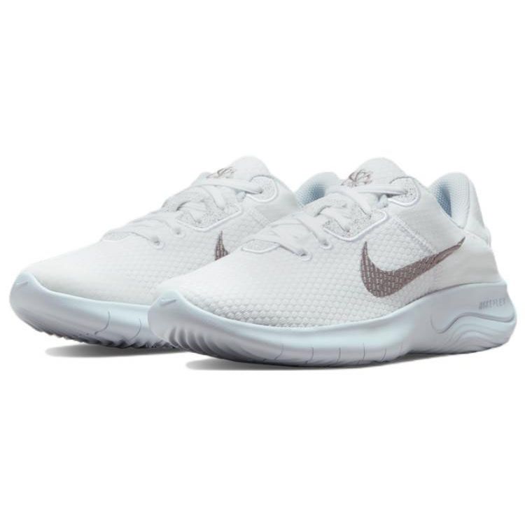 Nike Flex Experience Run 11 Next Nature Белый металлик Серебристые женские кроссовки Pure-Platinum DD9283-100