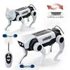 Solar-Powered Remote Control AI Robot Dog - DIY Educational Toy for Kids