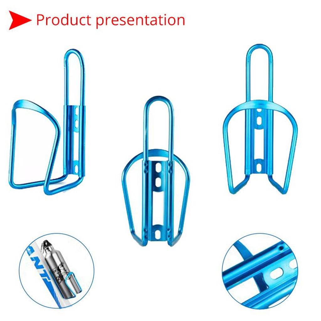 Держатель для бутылки с водой для горного велосипеда, из алюминиевого сплава, клетка для фляги для напитков, велосипедный многоцелевой кронштейн, велосипедное оборудование, 2 шт.