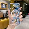 Свежий ins стиль цветочный чехол для мобильного телефона iPhone15 Alec прозрачный противоударный MagSafe магнитный чехол Apple 17
