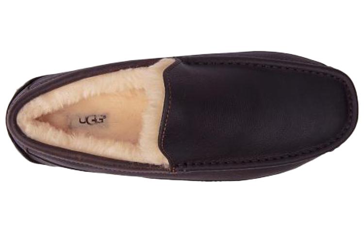 UGG Аскот Коровья кожа Флисовая подкладка Согревающий Низкие Топы Athleisure Повседневная Спортивная Обувь 5379-CTEA