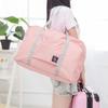 Portable Foldable Multi-Compartment Travel Handbag with Large Capacity, Attachable To Trolley Luggage