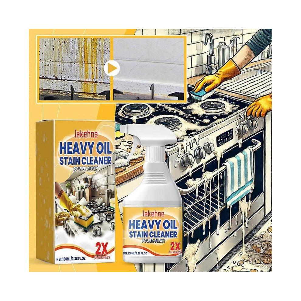 (3pcs)Heavy Duty Oil Stain Cleaner Spray - All-Purpose Foaming Degreaser for Kitchen, Bathroom & Sink Stains