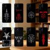 Чехол для телефона Hail S-Satan для Samsung S25,24,21,22,23,30,Ultra,20,Plus,Fe,Lite,Note Мягкий черный чехол