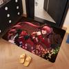 Hololive Houshou Cartoon Room Mats Anti-slip Absorb Water Long Strip Cushion Bedroon Mat Household Carpets