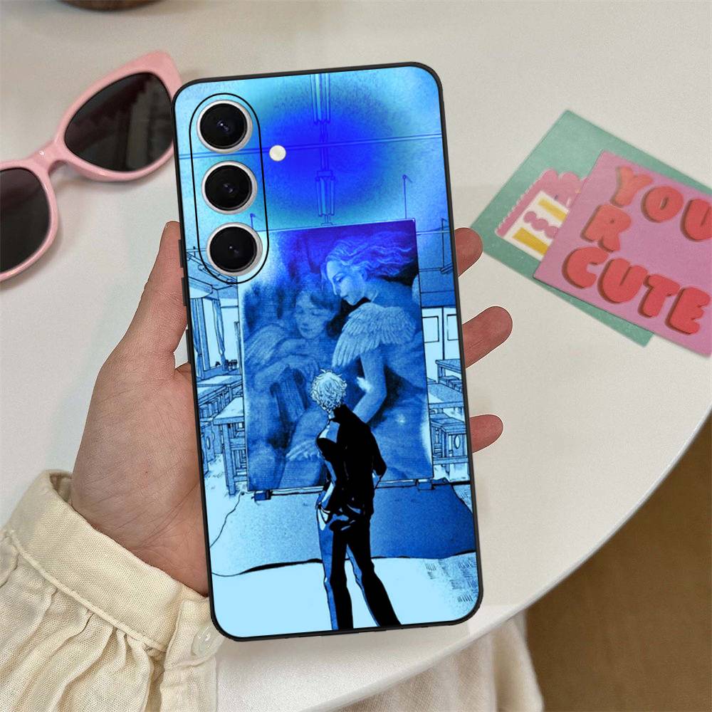Чехол для телефона Anime Blue Period для Samsung S 24 fe 25 Ultra plus 20 lite 21 30 22 23 24 22 Ultra 5G Fundas