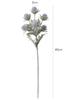 5 шт. искусственных цветов искусственный флокированный Eryngium пластиковые искусственные растения для дома, свадьбы, офиса, спальни, гостиной, журнального столика, украшения