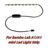 Аксессуары для 3D-принтера DIY для Bambu Lab A1/A1Mini Светодиодная лента Ra95 Заполняющий свет 24 В Сверхяркий свет холодного белого оттенка