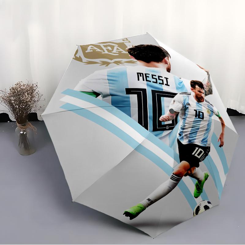 1pc Football Star Umbrella, Sun Protection, And UV Shielding. It Has Eight Sturdy Ribs for Outdoor Use And Perfect Gift