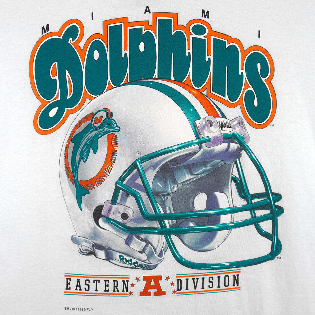 Miami Dolphins NFL Helmet rare design 90s White T-shirt Unisex tee HN2175
