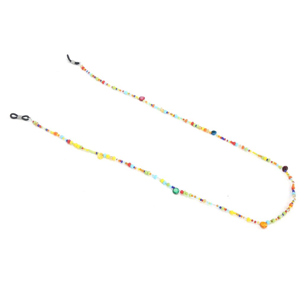 Цепочка для очков из смешанных цветных бусин Изысканный ремешок-шнурок для очков Ювелирный аксессуар