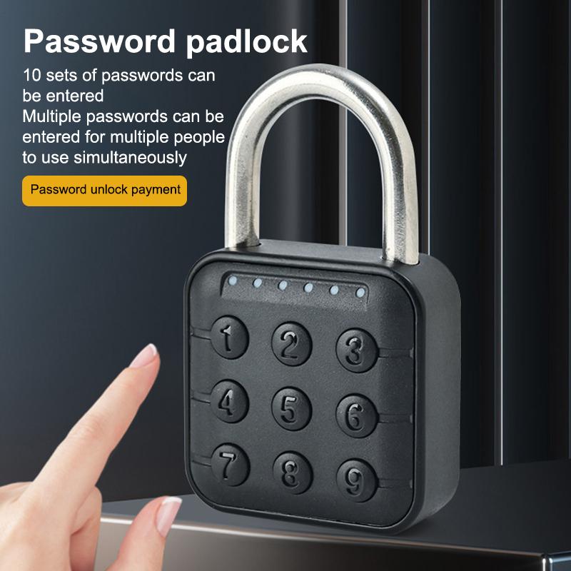 Умный биометрический отпечаток пальца умный дверной замок без ключа быстрая разблокировка противоугонный навесной замок IP67 водонепроницаемый безопасность дома и путешествий