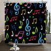 Занавеска для душа в стиле Бабочки, Фэнтези Арт, Музыкальная нота, Водонепроницаемая ткань, Занавеска для ванной комнаты, Декор для комнаты, Шторы с крючками