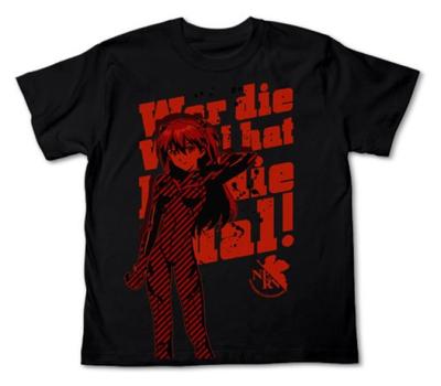 Футболка Cospa Evangelion New Theatrical Version Asuka BLACK L size