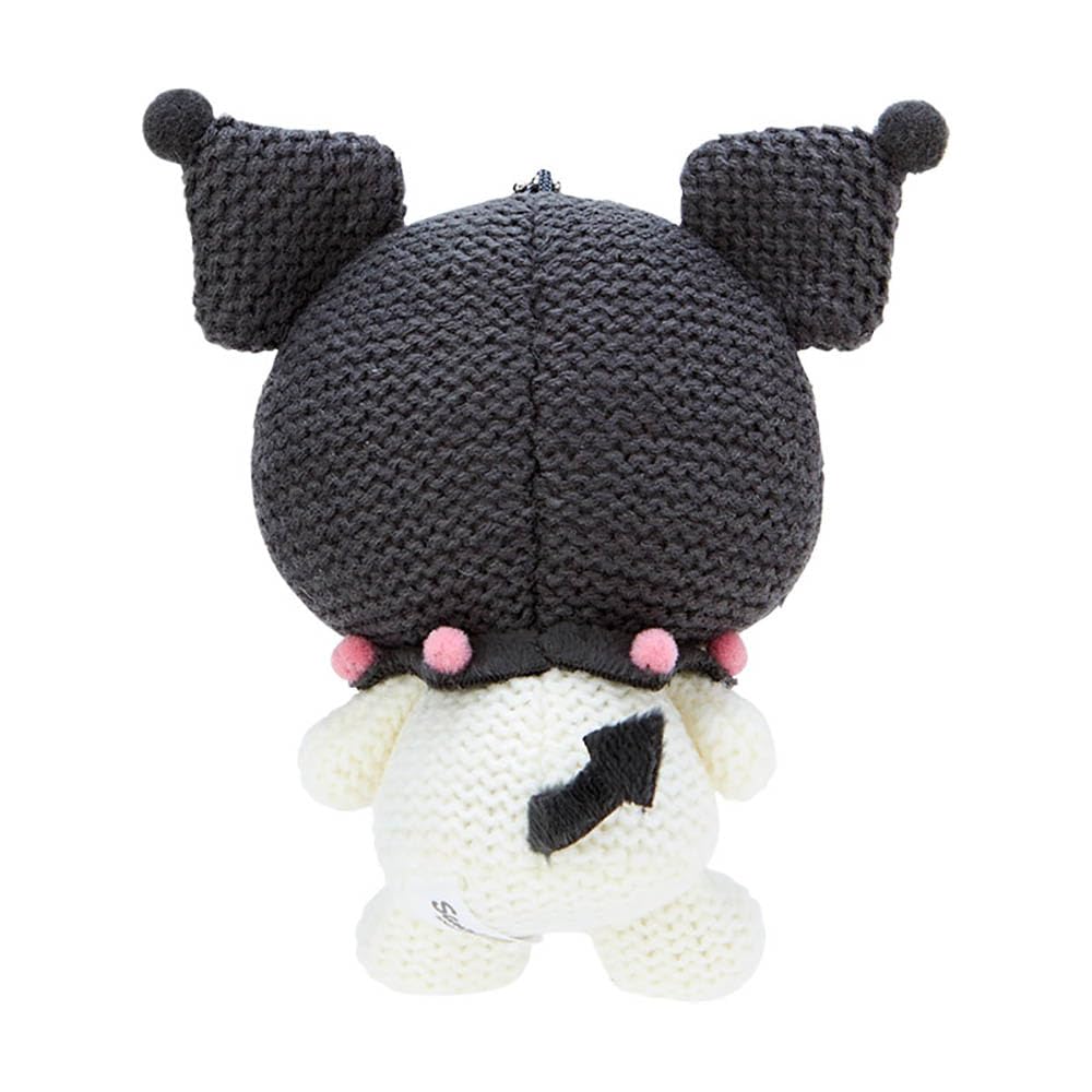 Sanrio Amigurumi Style Knit Mascot Holder Kuromi Width 11 X Depth 6 X Height 14cm 500194 Approx.