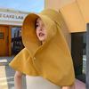 Women's Full Face Sun Protection Gaiter Hat with Extra Large Sunshade Shawl
