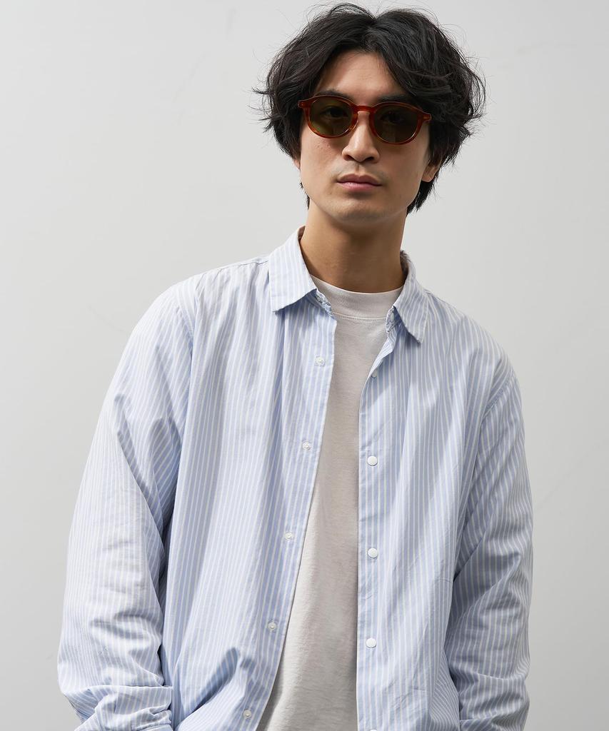 Солнцезащитные очки типа Boston JOURNAL STANDARD STANDARD relume Journal Standard Relume УФ-защита УФ-защита унисекс модный [Zoff] (коричневый (деми