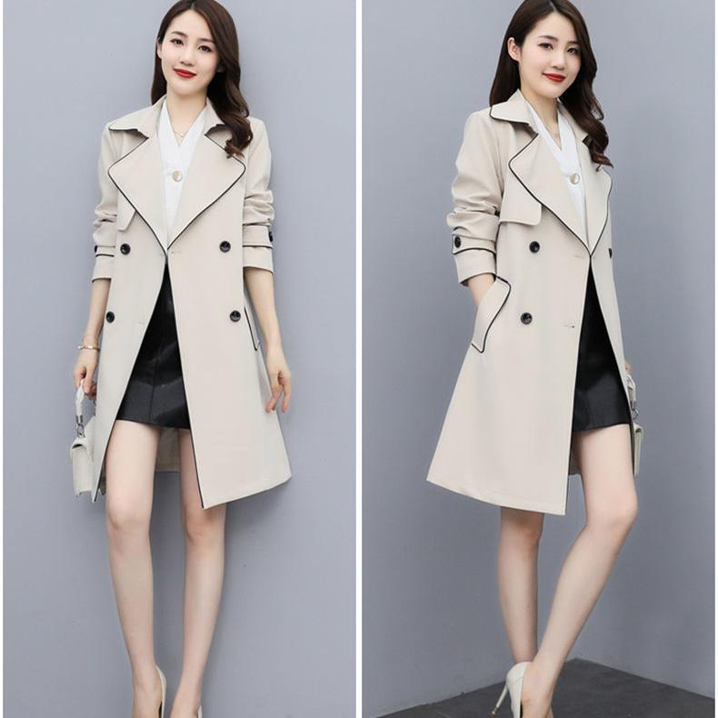 Элегантный и удобный тренч для женщин, свободная и дышащая весенняя одежда