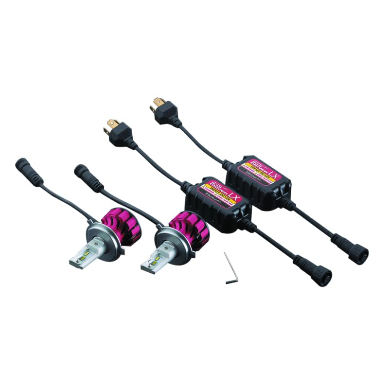 Valenti Jewel LED Head Hi Designed Specifically for the 200 Series Vehicle Inspection Compliant LD200-H4-60 Bulbs, H4, 5700lm/Low 4200lm, Hiace/Regius