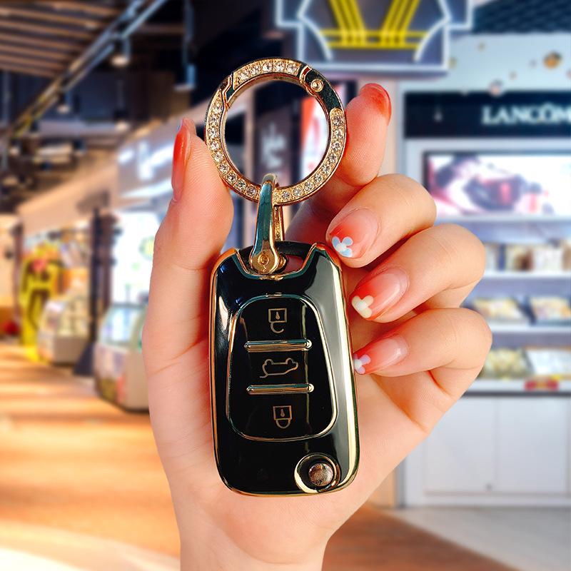 TPU Key Cover for Hyundai Sonata 8/Elantra - Premium Car Key Protection
