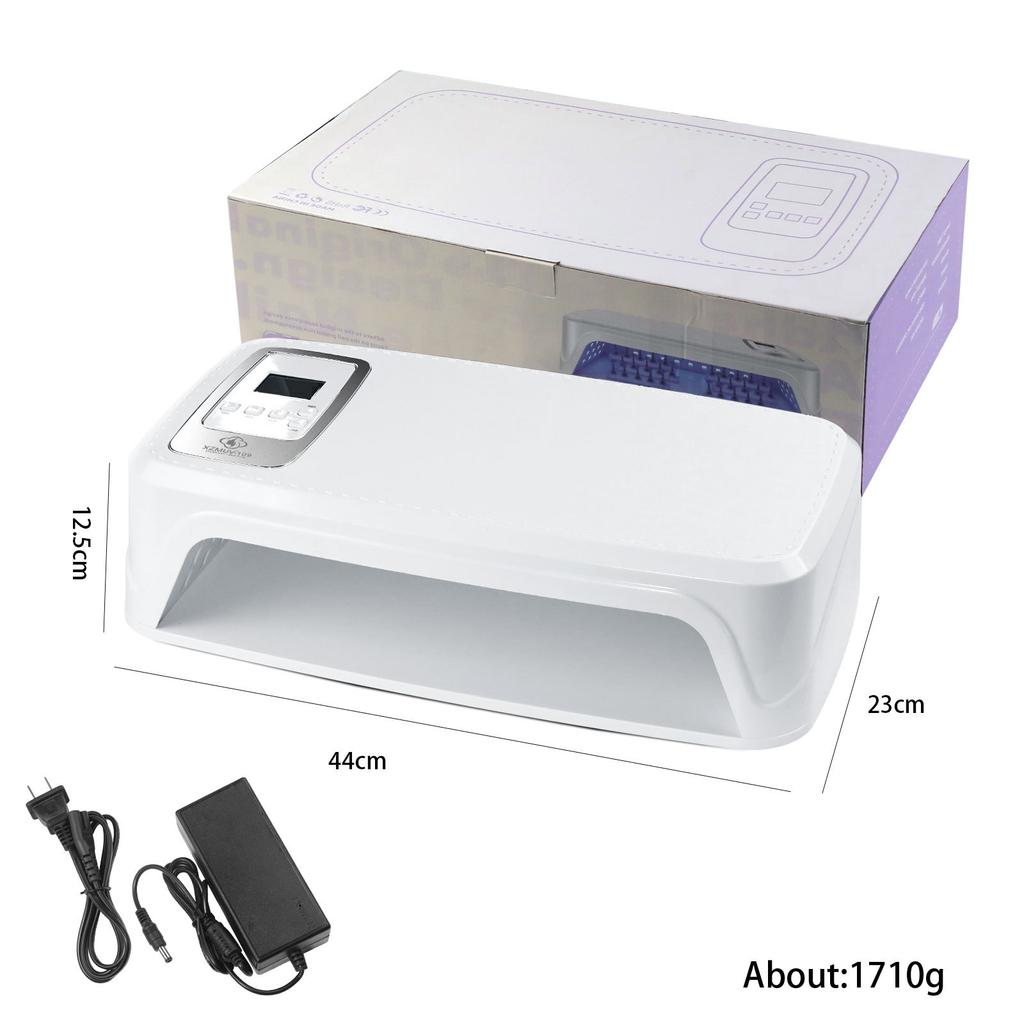 Лампа для ногтей Профессиональная ручная лампа для фототерапии ногтей 96 шт. Двойной источник света Высокая мощность Большая лампа для выпечки ногтей