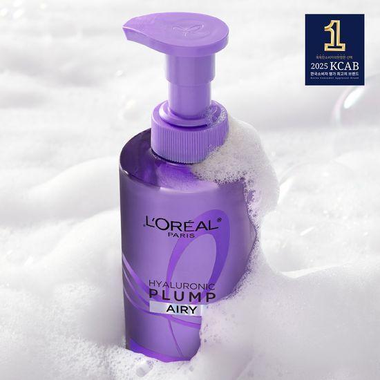 L'Oréal Paris Volume-Up Hyaluronic Acid Shampoo 440ml (+scalp brush)