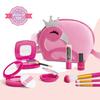 Розовая косметичка с фламинго, Детский игровой набор для макияжа, Реалистичный косметический набор, Игрушка для ролевых игр, Креативный подарок