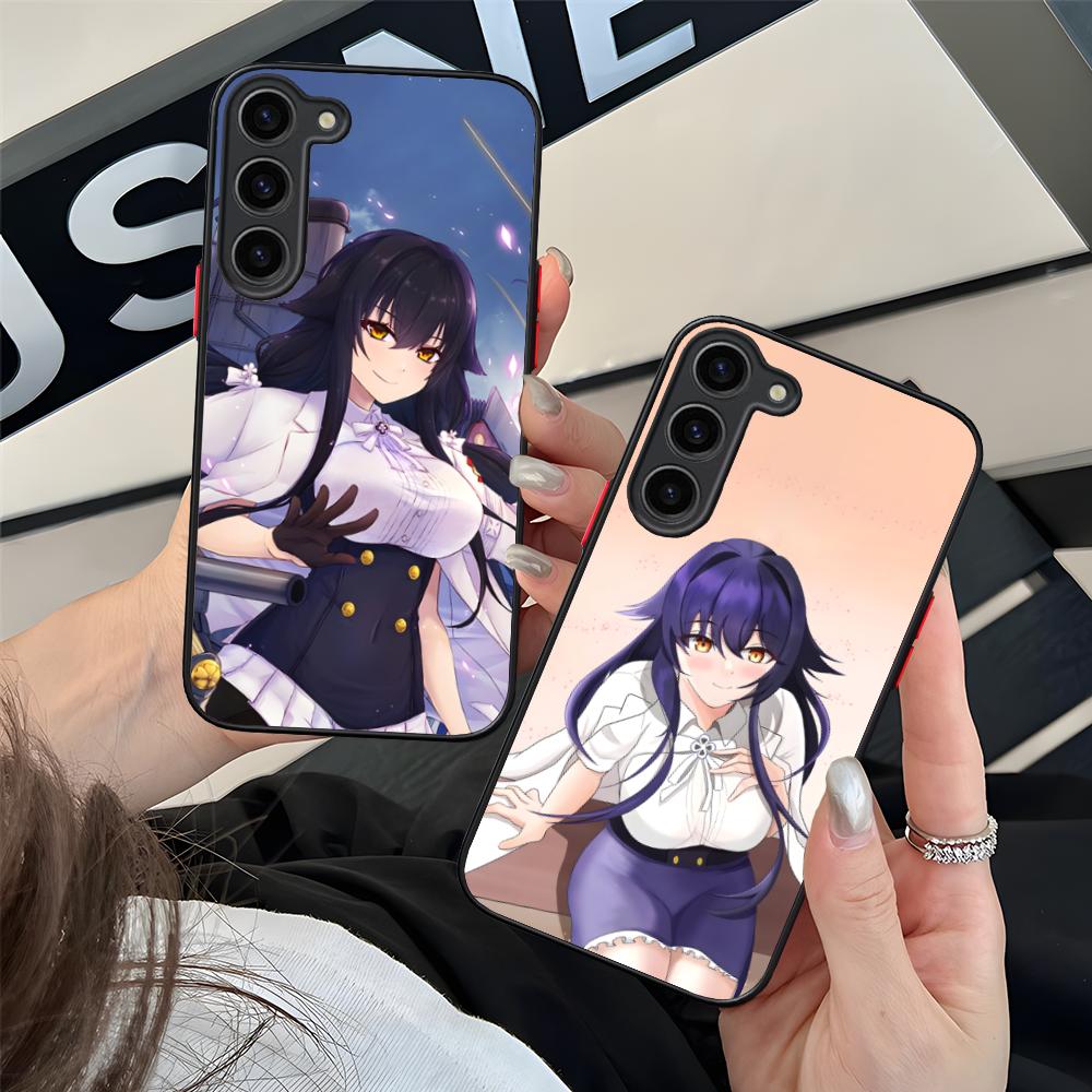Чехол для мобильного телефона Azur Lane Azuma для Samsung Galaxy S25 S24 S23 S22 S21 Plus FE Ultra Цветной Силиконовый Защитный Красивый Роскошный