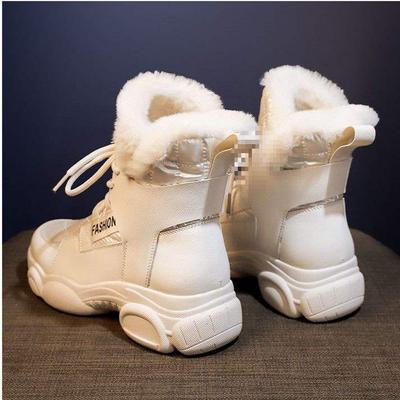 Зимние ботинки 2025 новые бархатные утолщенные зимние кожаные теплые водонепроницаемые зимние ботинки хлопковые ботинки нескользящие ботинки Мартин