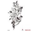 1PCS Waterproof Tattoos Temporary Tattoo Sticker Flowers Rose Body Tattoos for Women Art Arm Hand Tattoos Wolf Tiger Lion Painting Tatoos