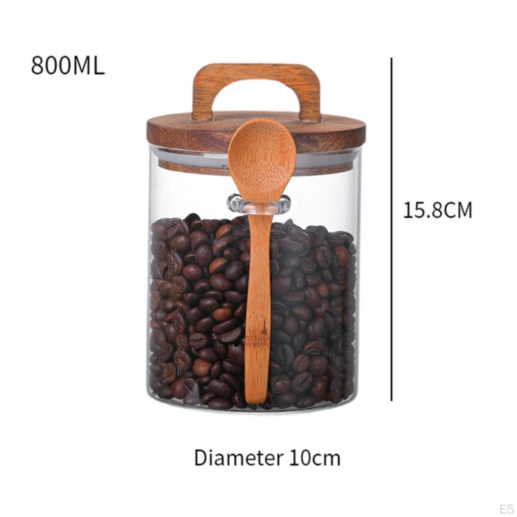 Набор герметичных стеклянных канистр для хранения на кухне