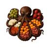 Wooden Octopus Food Platter Unique Octopus Charcuterie Boards Octopus Serving Tray  Party Food
