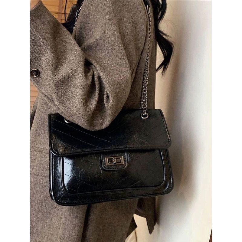 Small Fragrance Style Diamond Lattice Chain Bag Women's 2025 New Trendy Spring and Summer Wandering Bag Versatile Ins Large-capacity Tote Bag