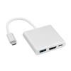 USB Type-C 3.1 To HDMI+USB3.0 OTG+Type-C Female Adapter 1080P HD Video Transmission Adapter for MacBook