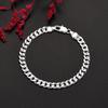 Fine Noble  Sterling  Solid Chain Bracelet For Women Men Charm Party Gift Wedding Party Fashion Jewelry