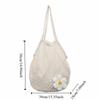 Polyester Hollow Woven Shoulder Bag Large Capacity Summer Beach Tote Bags  Clothes Storage