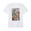 Small Planet Marvel Fantastic Four Comic Cover Short Sleeve Size M T-Shirt, White,