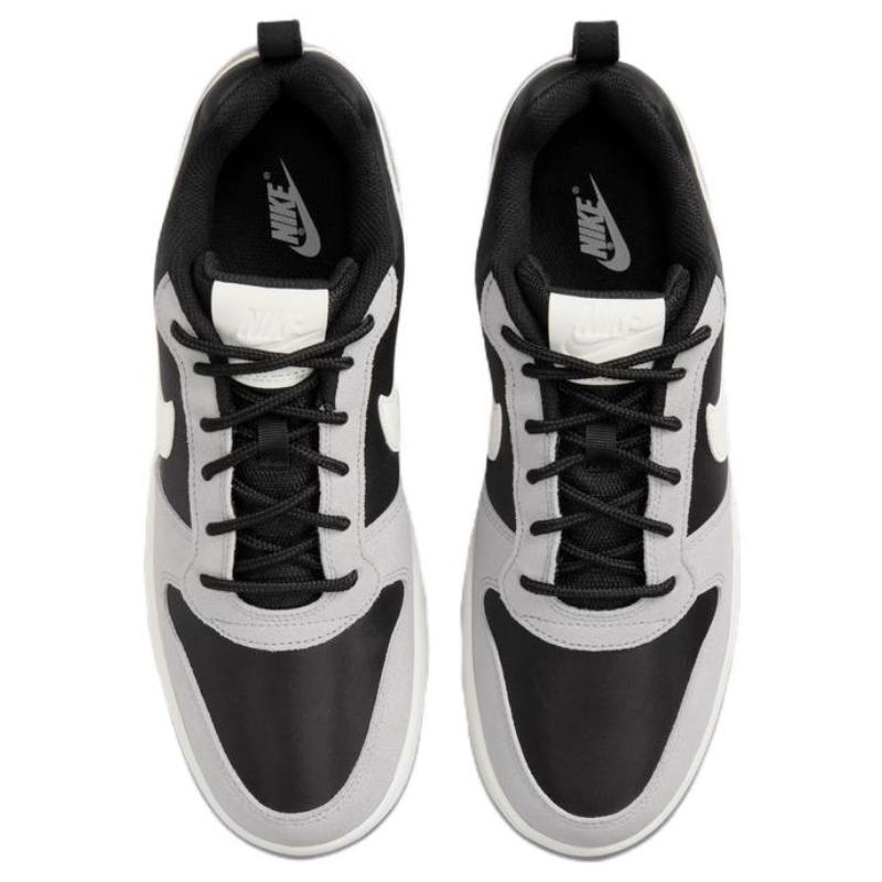 Nike Court Borough Low Premium 'Black Grey Sail' Sneakers 844881-005