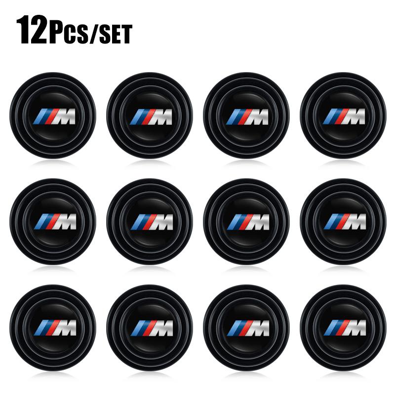 KSMH6 Motorcycle Sticker/Car Door Shock Stickers Absorber Soundproof Buffer Pier For BMW M E46 E90 E60 F30 F10 E39 E36 F20 G30 G20 E87