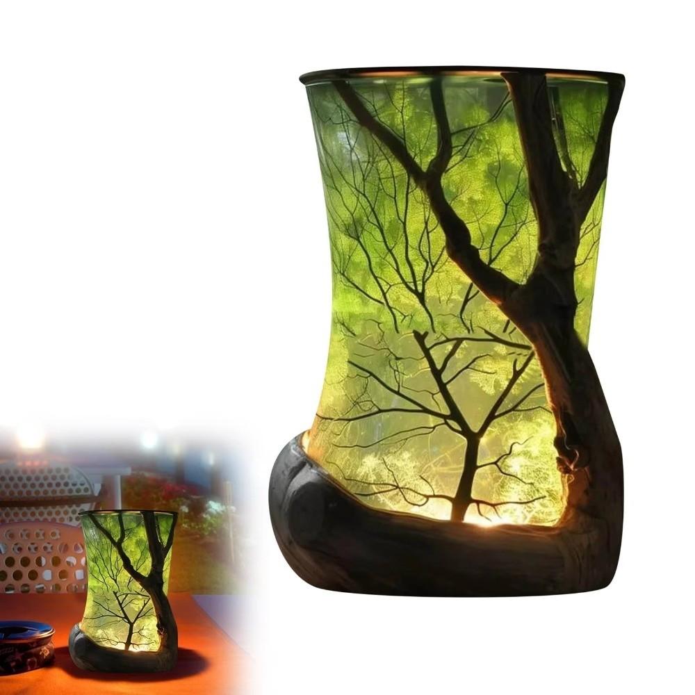 Forests Nature-Inspired Nature Ambient Lamp Resin Tree Desk Lamp  for Bedroom & Living Room Decor
